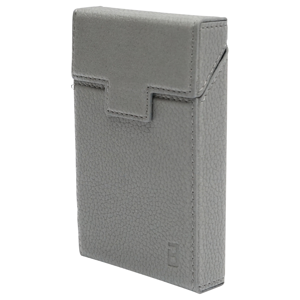 Husa gri din piele pentru pachet de tigari P27 Breckner