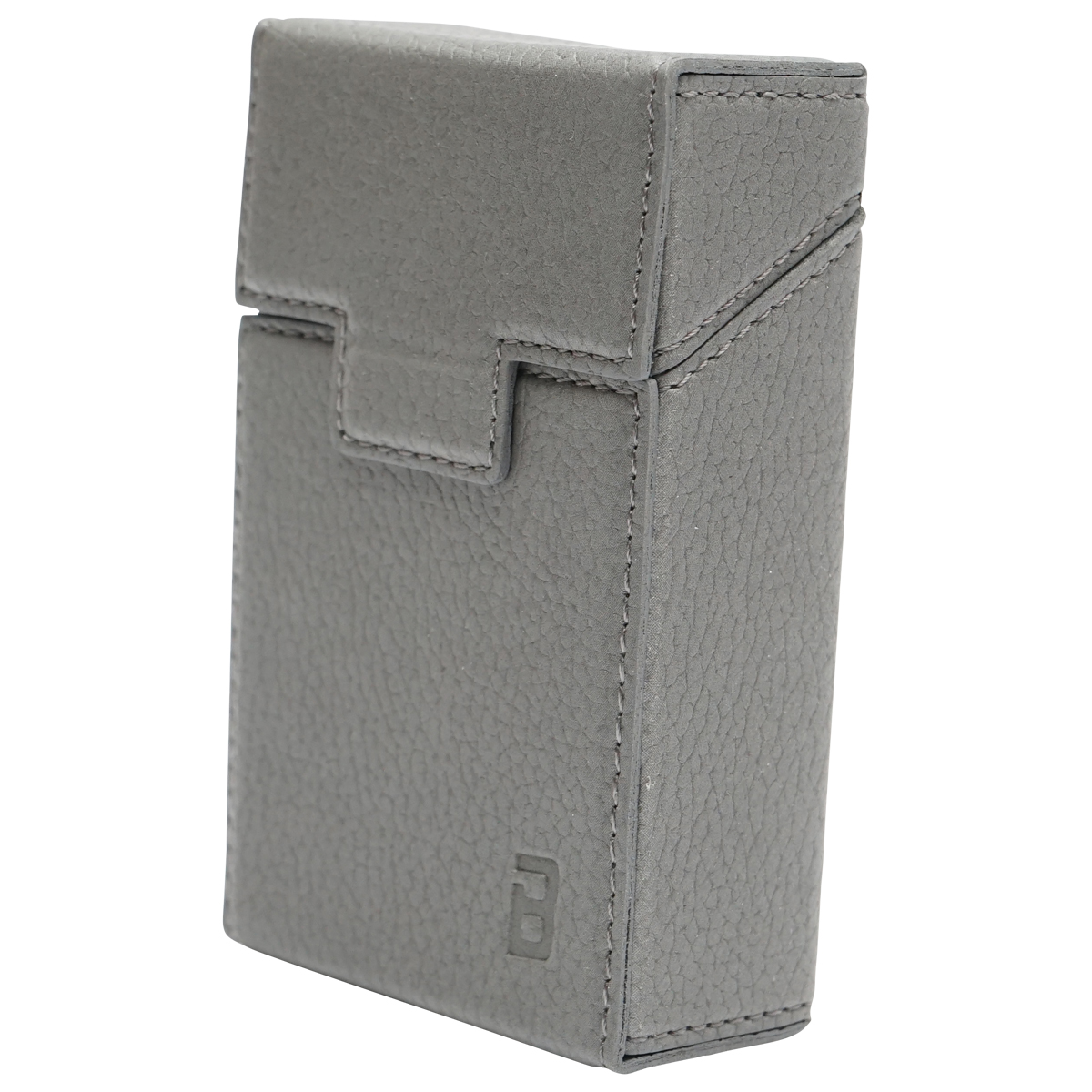 Husa gri din piele pentru pachet de tigari P22 Breckner