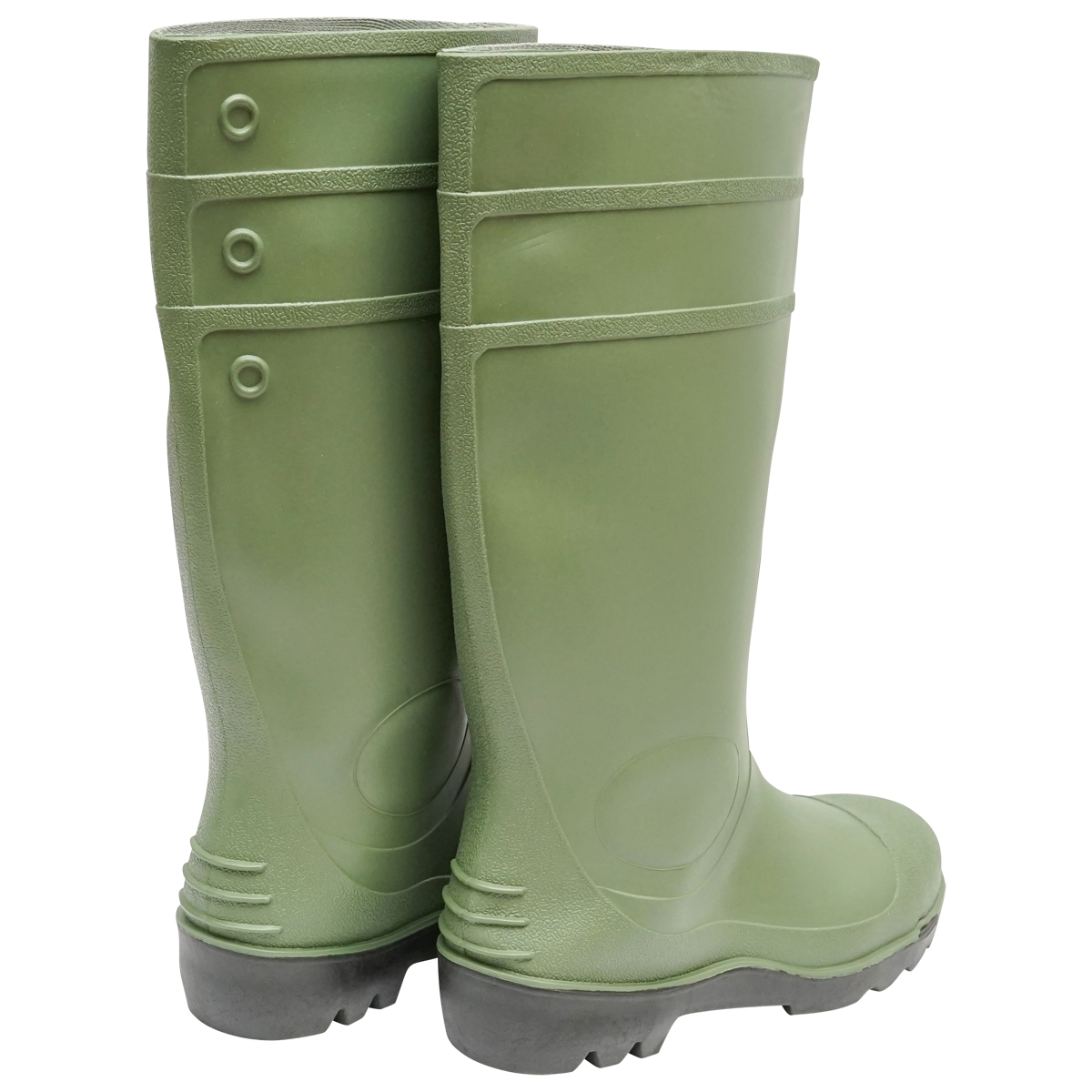 Cizme de lucru din PVC negru cu bombeu otel marimea 44 Breckner Germany - imagine 4