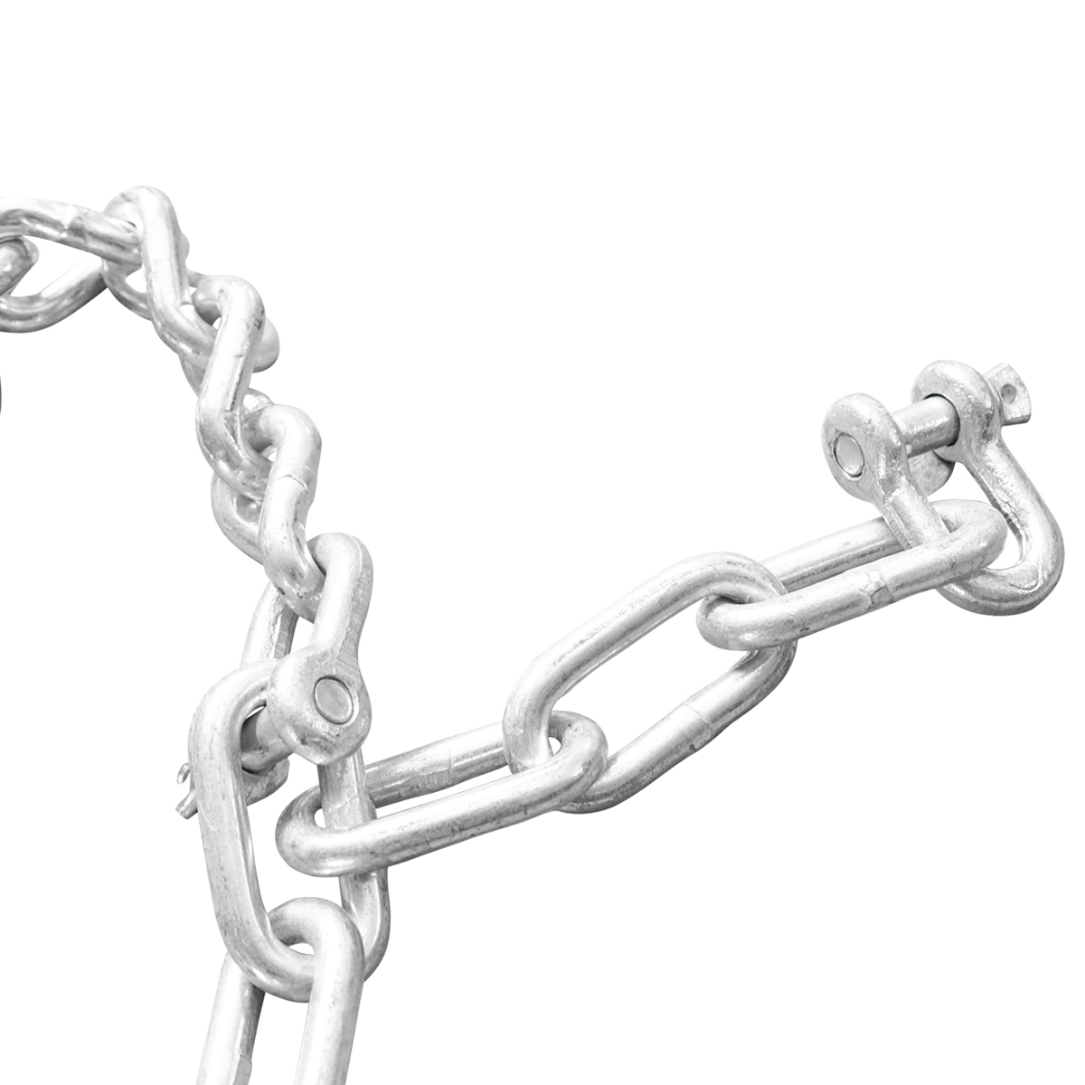 Set lanturi antiderapante V-BAR 11mm dimensiune 18.4/26 pentru Tractor Forestier - imagine 5