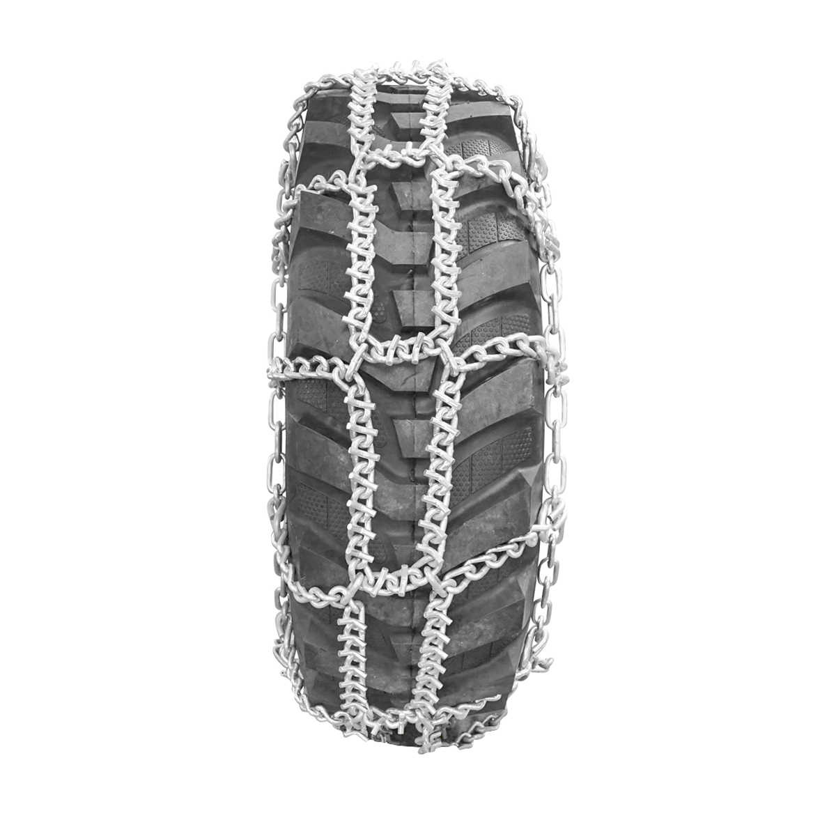 Set lanturi antiderapante V-BAR 11mm dimensiune 18.4/26 pentru Tractor Forestier - imagine 2