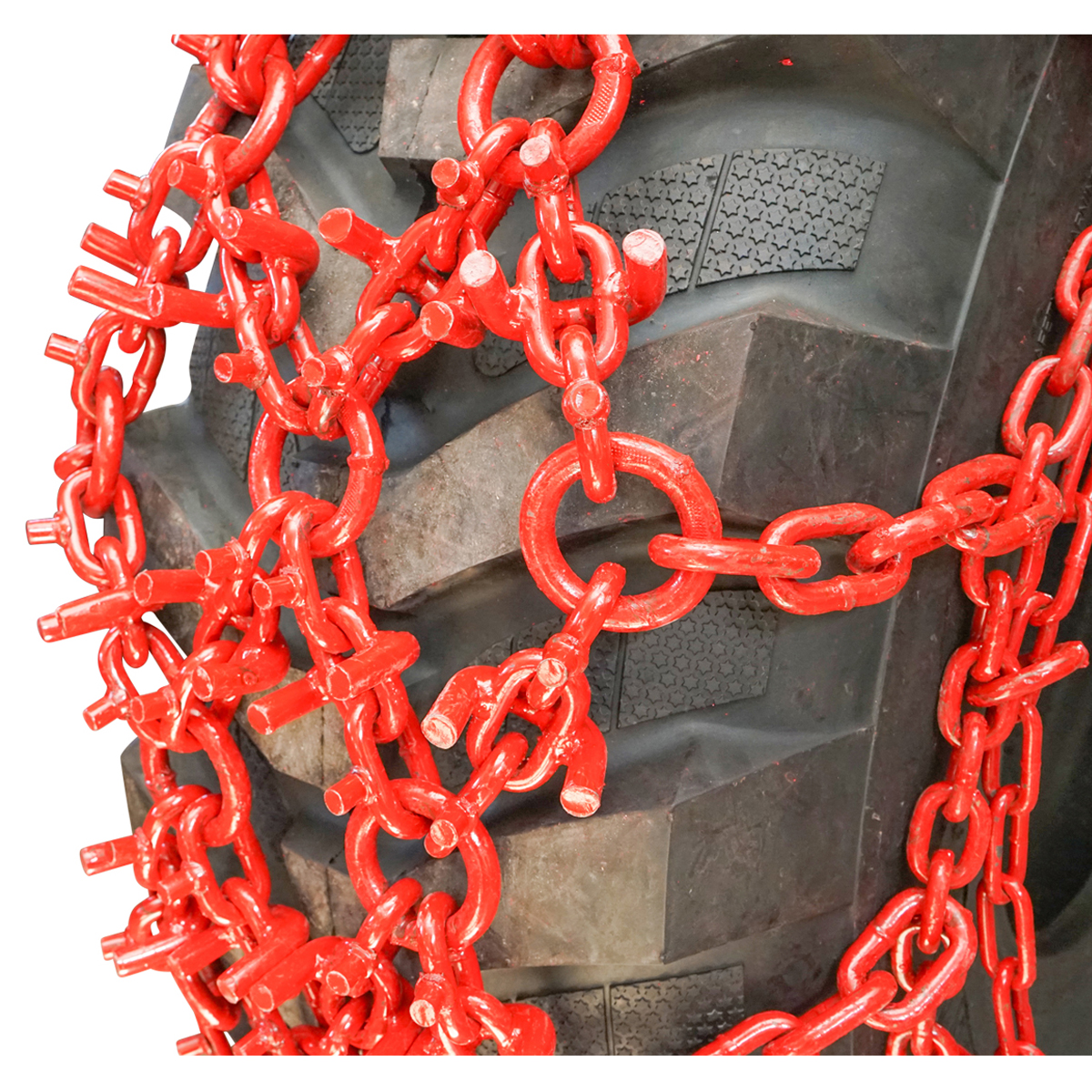 Set lanturi antiderapante U-GRIP 13mm dimensiune 18.4/26 pentru Tractor Forestier - imagine 3