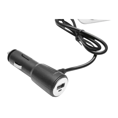 Adaptor bricheta auto tripla 12/24V negru cu intrerupator individual si 1 port USB  5V 2.1A - imagine 7