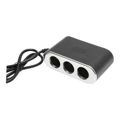 Adaptor bricheta auto tripla 12/24V negru cu intrerupator individual si 1 port USB  5V 2.1A - imagine 8