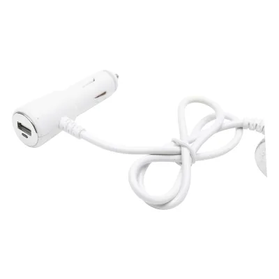 Adaptor bricheta auto tripla 12/24V alb cu intrerupator individual si 1 port USB 5V 2.1A - imagine 7