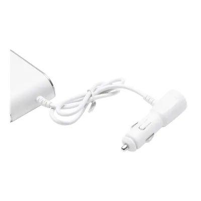 Adaptor bricheta auto tripla 12/24V alb cu intrerupator individual si 1 port USB 5V 2.1A - imagine 6
