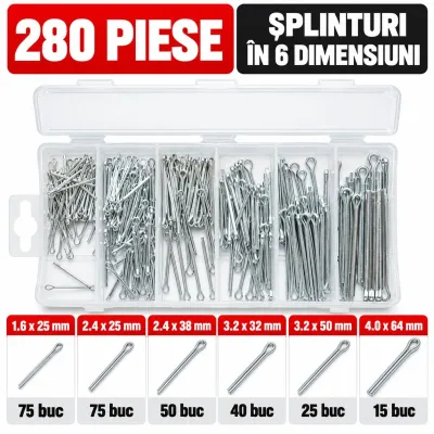 Trusa splinturi de siguranta 280 piese Breckner Germany - imagine 2