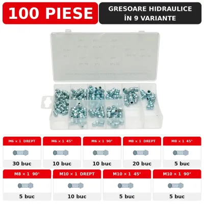 Trusa gresoare metric 100 piese Breckner Germany - imagine 2