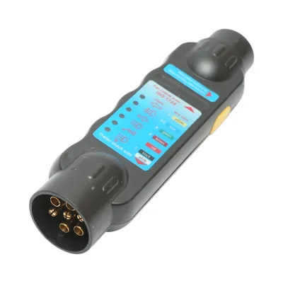 Tester verificare lumini remorca, priza mama-tata cu 7 pini Breckner Germany - imagine 4