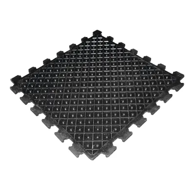 Covor din cauciuc cu striatii interconectabil 100x100x1.8cm pentru asternut odihna bovine - imagine 4
