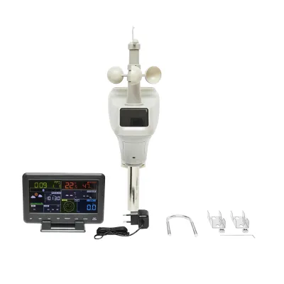 Statie meteo profesionala WIFI cu indice UV si luxmetru, distanta transmitere in camp deschis 100m - imagine 4