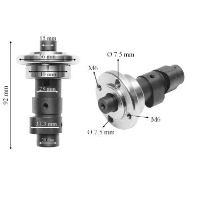 Ax cu came pentru motor ATV Honda, Loncin 150/200CC CB150/200 - imagine 2