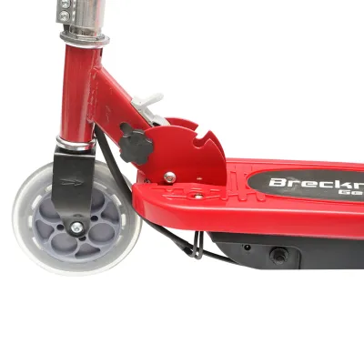 Trotineta electrica rosie 120W 24V 4.5Ah pentru copii, greutate maxima 65Kg, viteza maxima 12km/h Breckner Germany - imagine 6