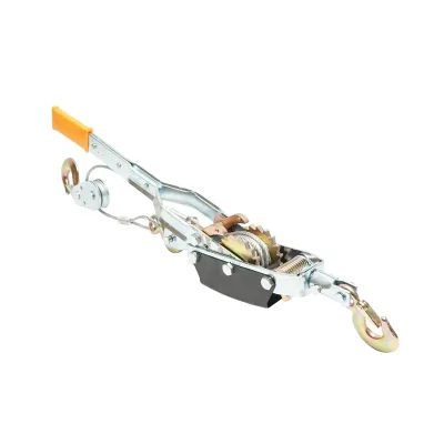 Troliu manual cu clichet 4T, tambur si cablu otel grosime 5.5mm, lungime 3m Hoteche - imagine 2