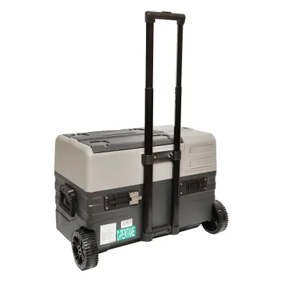 Frigider auto cu compresor si roti tip troler 42L 12-24-220V 60W - imagine 4