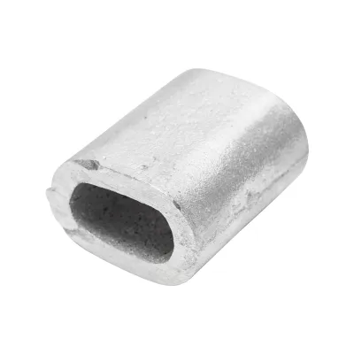Ferula / bucsa de presare din aluminiu pentru cablu troliu 13 mm