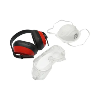 Set echipament de lucru masca praf, ochelari si casti Breckner Germany - imagine 2