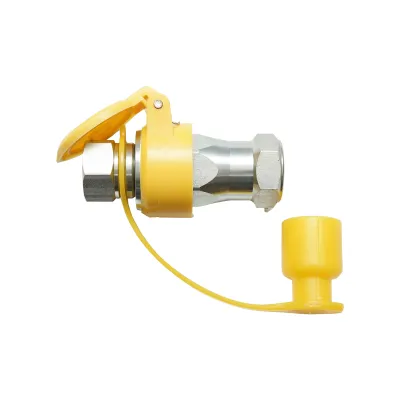 Supapa trecere mos-baba M22x22 (capace protectie plastic galben) - imagine 3