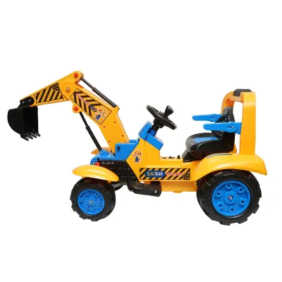 Excavator, masinuta electrica cu baterii pentru copii 3-6 ani LETU Excavator - imagine 2
