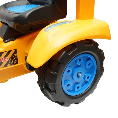 Excavator, masinuta electrica cu baterii pentru copii 3-6 ani LETU Excavator - imagine 9