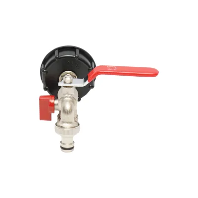 Robinet de scurgere  1/2  alama bazin IBC cu filet int 60 mm - imagine 2