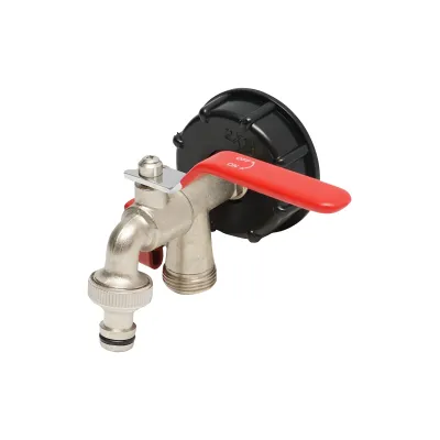 Robinet de scurgere  1/2  alama bazin IBC cu filet int 60 mm