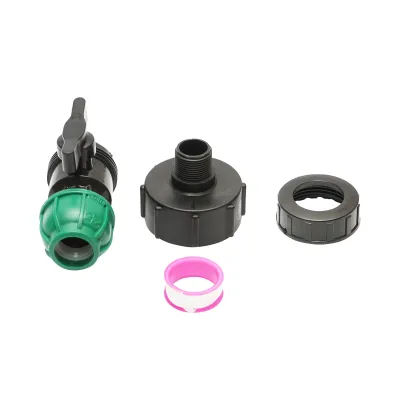 Robinet, conector bazin IBC cu filet int 60 mm - imagine 2