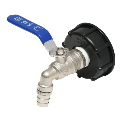 Robinet de scurgere 3/4 alama pentru bazin IBC cu filet int 60 mm Autospeed