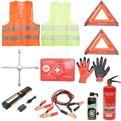 Kit siguranta auto, pachet legislativ obligatoriu de prim ajutor DIN 13164 Breckner Germany