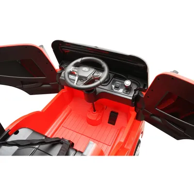 Camion electric rosu cu acumulator  12V/7Ah si telecomanda JJ2011  pentru copii 3 ani - imagine 6