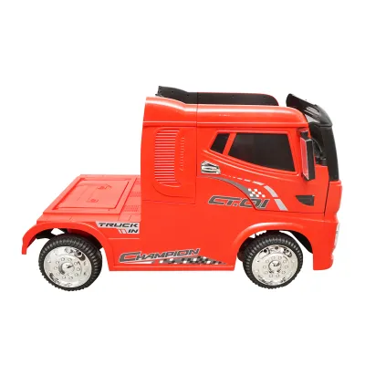 Camion electric rosu cu acumulator  12V/7Ah si telecomanda JJ2011  pentru copii 3 ani - imagine 9