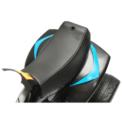 Motocicleta electrica pentru copii albastra JT5188 cu baterie 6V/4Ah, BMW S1000R - imagine 12
