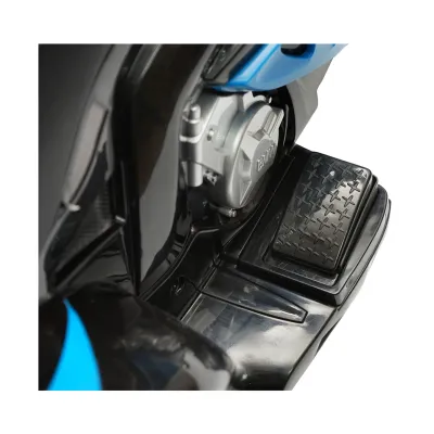 Motocicleta electrica pentru copii albastra JT5188 cu baterie 6V/4Ah, BMW S1000R - imagine 10