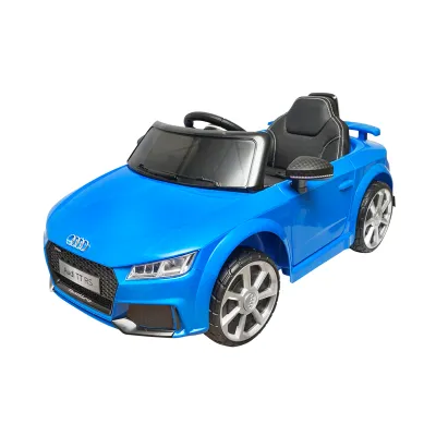 Masinuta electrica cu baterie 6V/4Ah si telecomanda pentru copii Audi TT JE1198 albastra - imagine 3