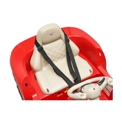 Masinuta electrica cu acumulator si telecomanda pentru copii Bentley rosie 6V/7Ah JE1166 - imagine 11