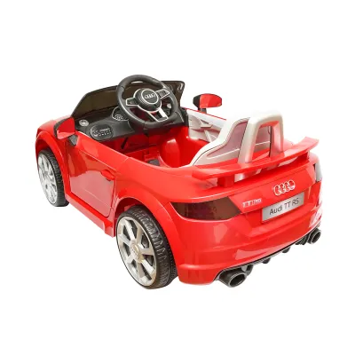 Masinuta electrica cu baterie 6V/4Ah si telecomanda pentru copii Audi TT JE1198 rosie - imagine 4
