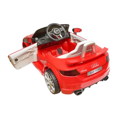 Masinuta electrica cu baterie 6V/4Ah si telecomanda pentru copii Audi TT JE1198 rosie - imagine 9