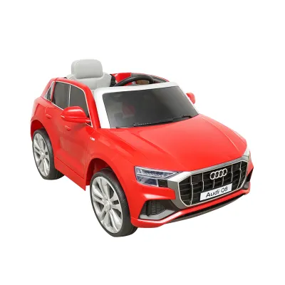 Masinuta electrica cu baterie 6V/7Ah si telecomanda pentru copii JJ2066 Audi Q8 rosu - imagine 3