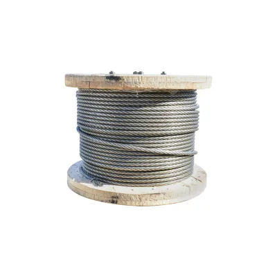 Cablu troliu otel 6x37 fi 14mm cu inima metalica 80m/rola - imagine 3