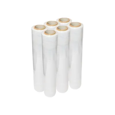Folie stretch manuala transparenta 2.2kg, 500x0,023mm - imagine 5
