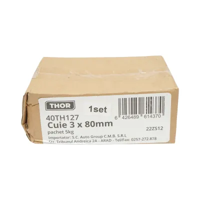 Cuie constructii 3x80mm pachet 5Kg - imagine 4