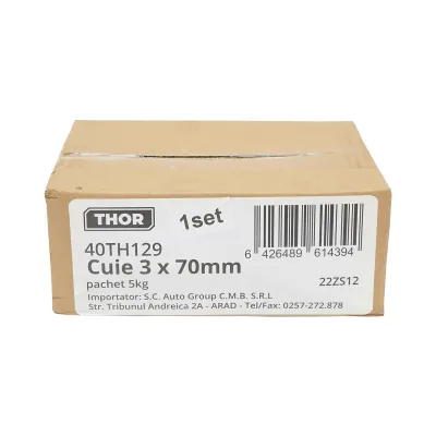 Cuie constructii 3x70mm pachet 5Kg - imagine 4