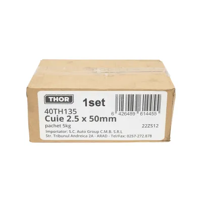 Cuie constructii 2.5x50mm pachet 5Kg - imagine 4