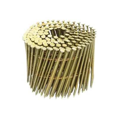 Set 4500 cuie pe tambur/rola, inelate 3.1x90mm, 225buc/rola