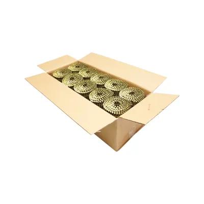 Set 4500 cuie pe tambur/rola, inelate 3.1x90mm, 225buc/rola - imagine 3