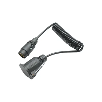 Adaptor priza remorca 7-13 pini cu cablu 2.2m Breckner Germany - imagine 2