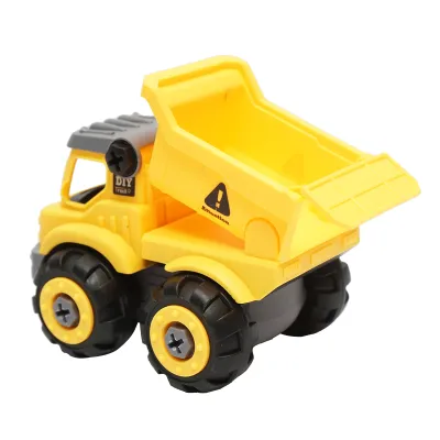 Jucarie camion verde tip Montessori pentru copii +3 ani - imagine 4