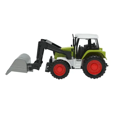 Tractor verde, 175x65x80mm jucarie copii +3 ani - imagine 2