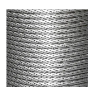 Cablu troliu otel 6x25, Ø 10mm cu inima metalica batuta 90m/rola - imagine 2