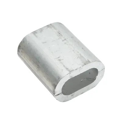 Ferula/bucsa de presare din aluminiu pentru cablu troliu 13 mm - imagine 3